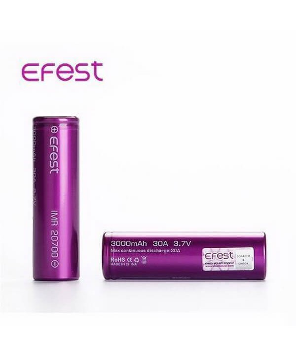 Efest IMR 20700 LiMn 3000mAh [30A] Battery