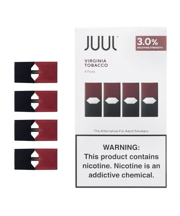 JUUL Virginia Tobacco Pods [3% Nic] (4-Pack)