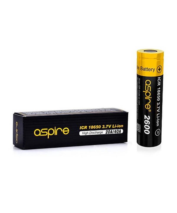 Aspire 18650 (2600 mAh) 20A 3.7V Li-ion Battery