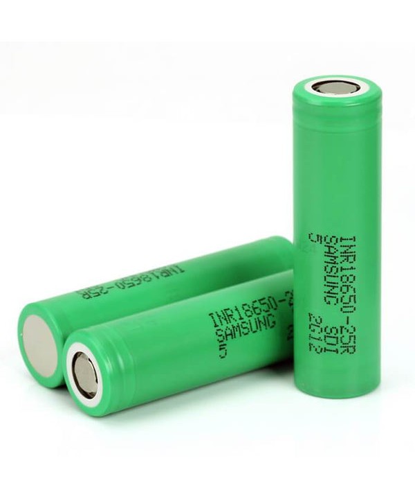 Samsung 25R 2500mAh 3.7V Lithium-ion 18650 Batteri...