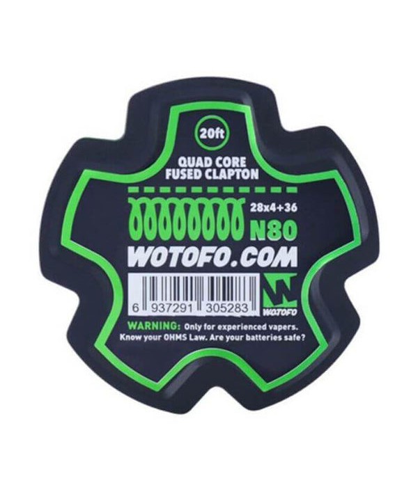 Wotofo Quad Core Fused Clapton Wire Roll (20 Feet)