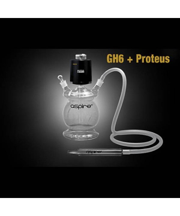 Aspire Glass Hookah - GH6 + Proteus Bundle