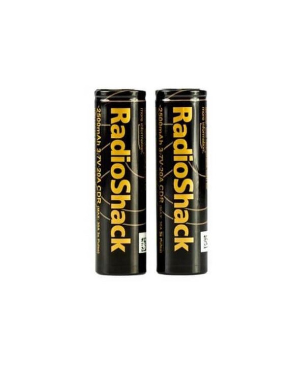 RadioShack INR 18650 20A 2500 mAh Battery