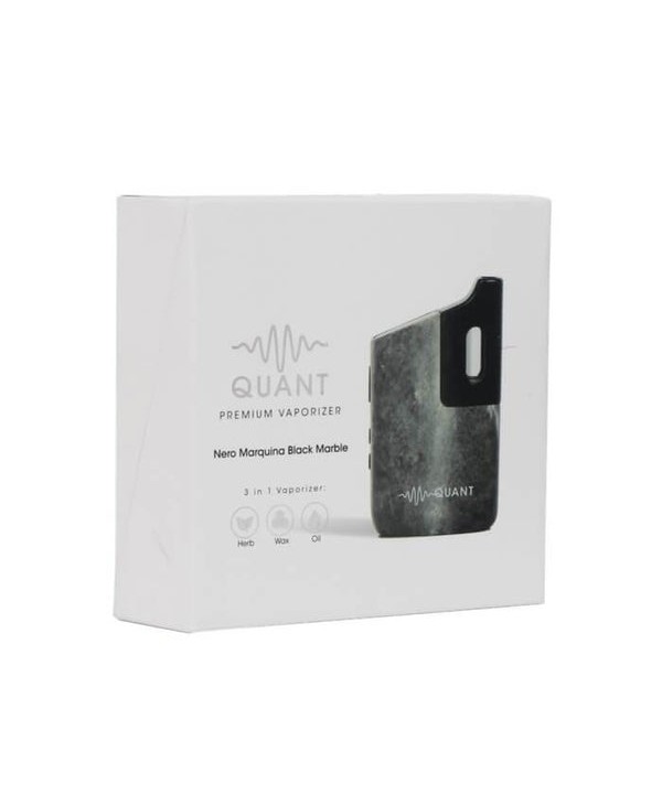 Quant Flower Nero Marquina Black Marble Vaporizer