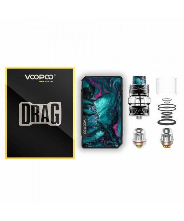 VooPoo DRAG 2 177W Black Frame Resin Edition TC Full Kit