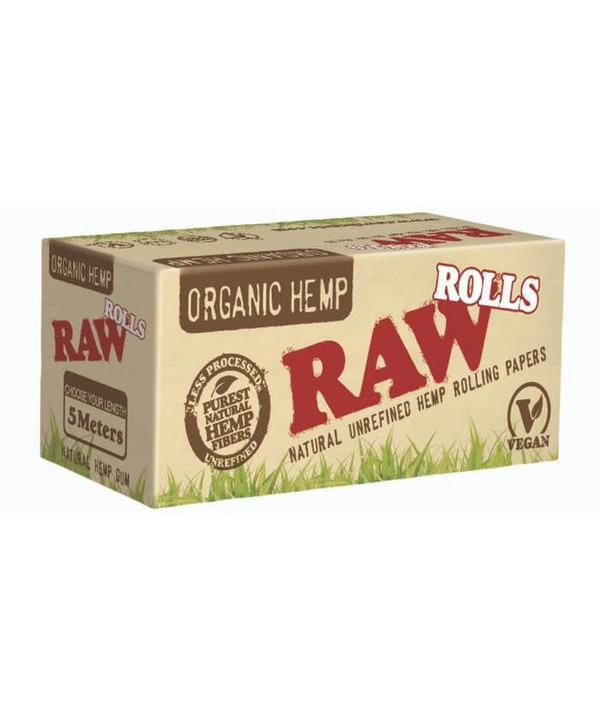 Raw Rolling Papers Organic Hemp 5 Meter Rolls
