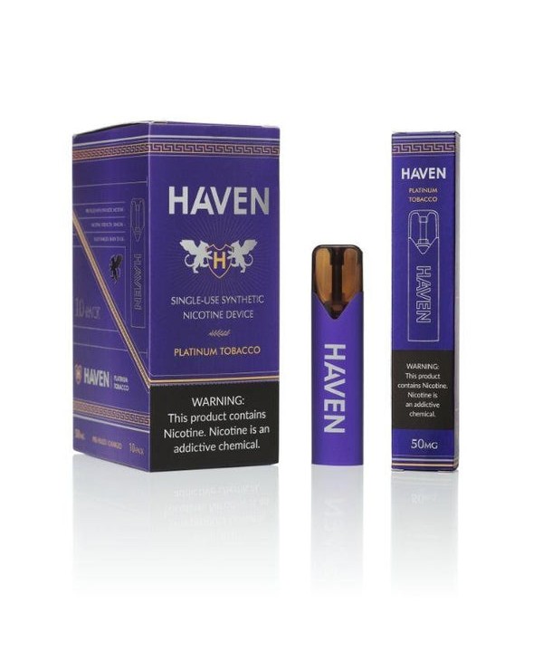 Haven 300 Puffs Synthetic Nicotine Disposable Vape...