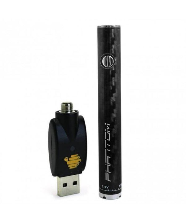 Honey Stick Phantom Carbon Fiber 510 Vape Pen Battery