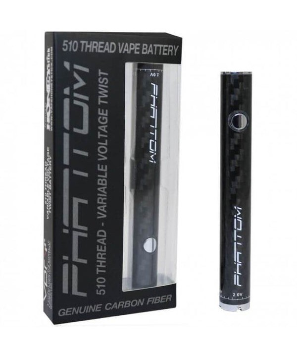 Honey Stick Phantom Carbon Fiber 510 Vape Pen Battery