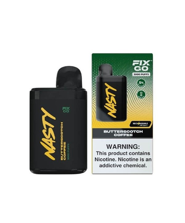 Nasty Fix Go 3000 Puffs Synthetic Nicotine Disposable Vape Pen