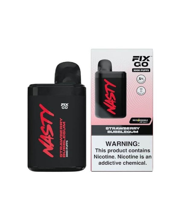 Nasty Fix Go 3000 Puffs Synthetic Nicotine Disposable Vape Pen