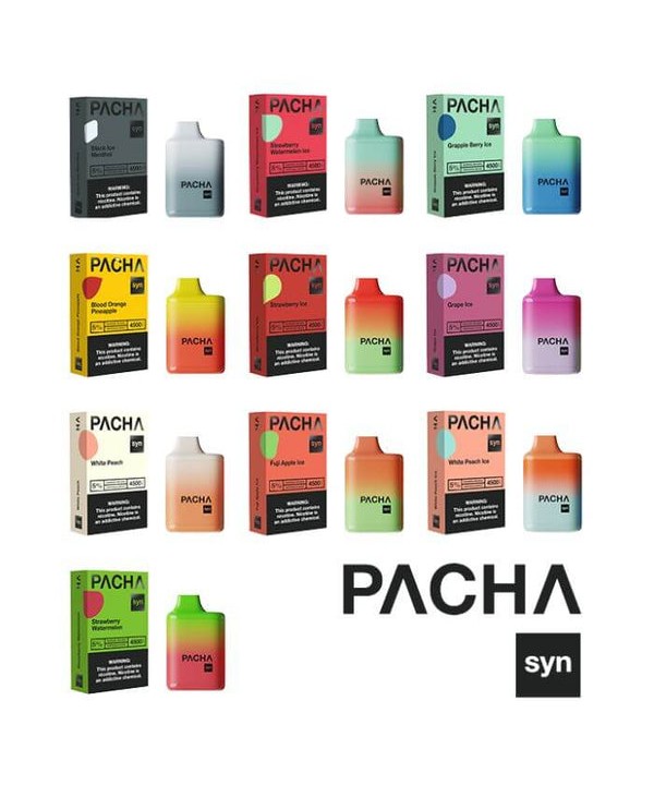 Pacha Syn 4500 Puffs Synthetic Nicotine Disposable...