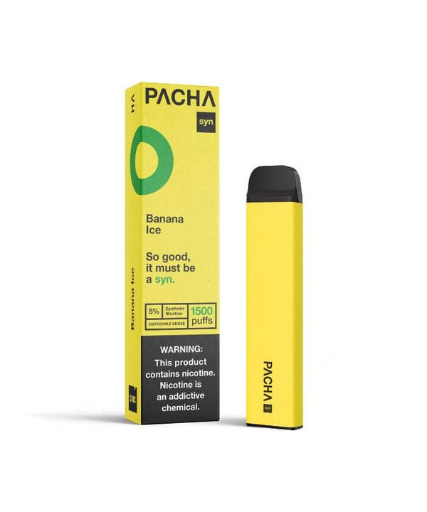 Pacha Syn 1500 Puffs Synthetic Nicotine Disposable...