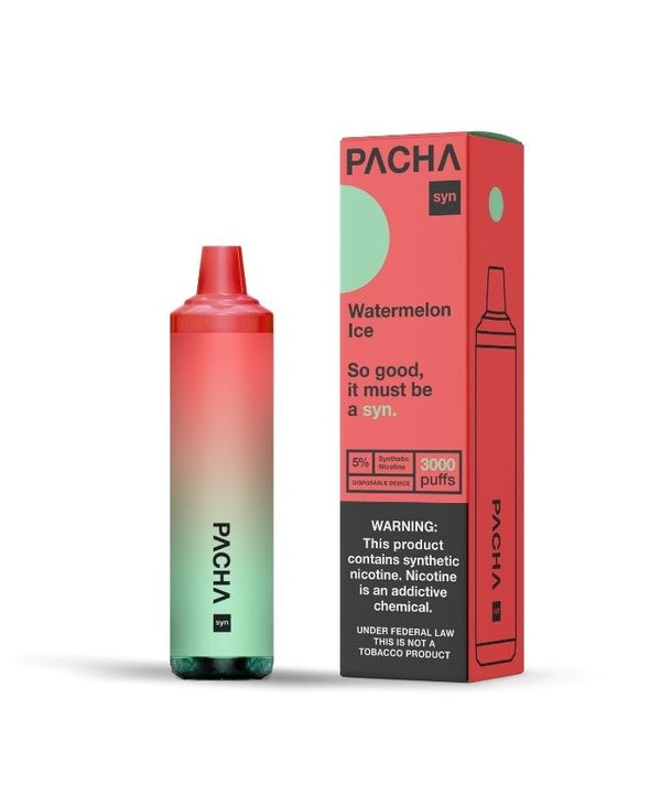 Pacha Syn 3000 Puffs Synthetic Nicotine Disposable Vape Pen