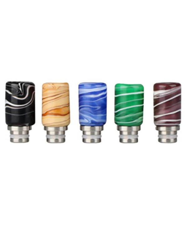 Direct Vapor Glass Swirl Drip Tip (Wide Bore)