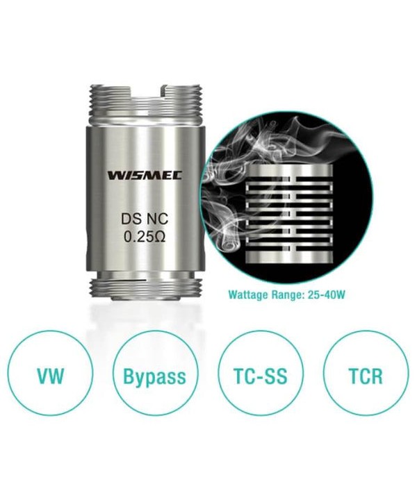 Wismec DS Replacement Coils (5-Pack)