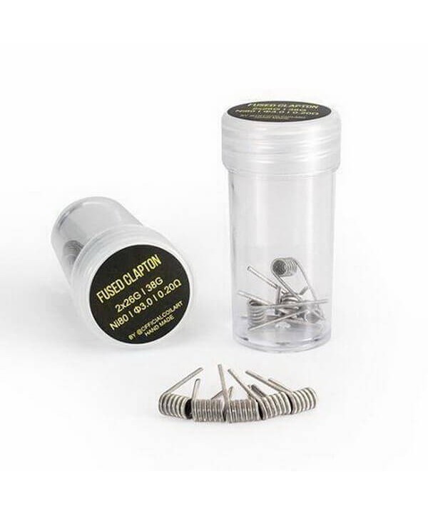 CoilArt Handmade Fused Clapton 2x26g 38g 0.2ohm (5-Pack)