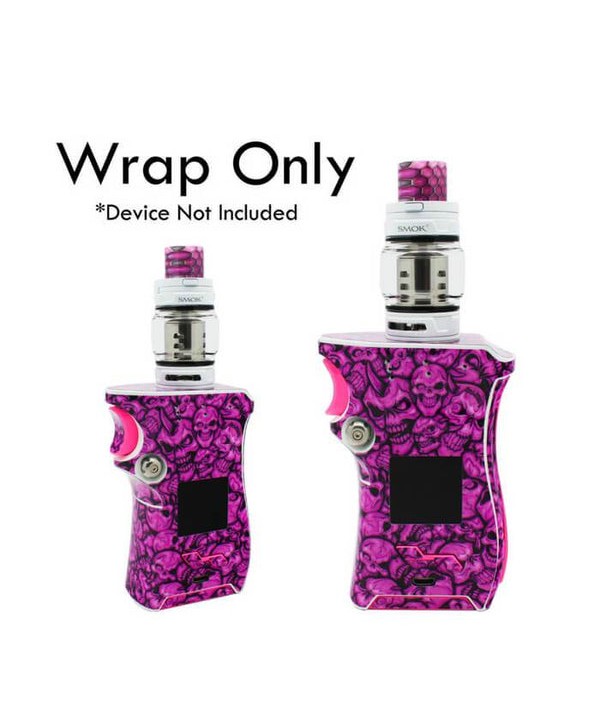 VCG Smok Mag Kit Wraps: Pink Skulls
