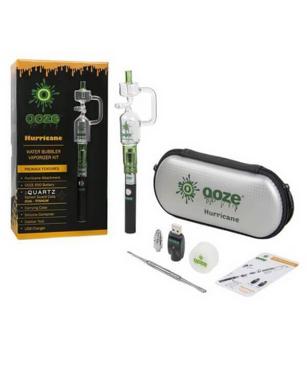 Ooze Vaporizers Hurricane Water Bubbler Vaporizer Kit