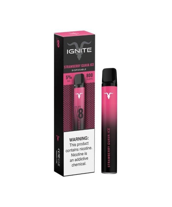 Ignite V8 Strawberry Guava Ice Tobacco Free Nicoti...