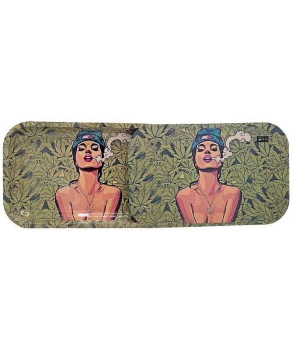 Metal Rolling Tray with Magnet by Alphaa