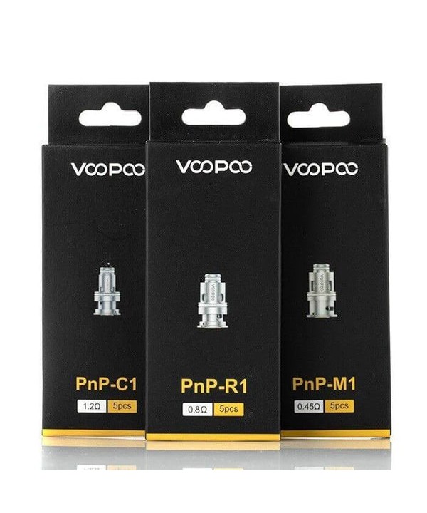 VooPoo PnP Replacement Vape Coils (5-Pack)