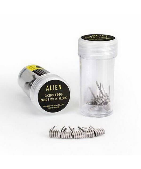 CoilArt Handmade Alien 3x28g 36g 0.3ohm (5-Pack)