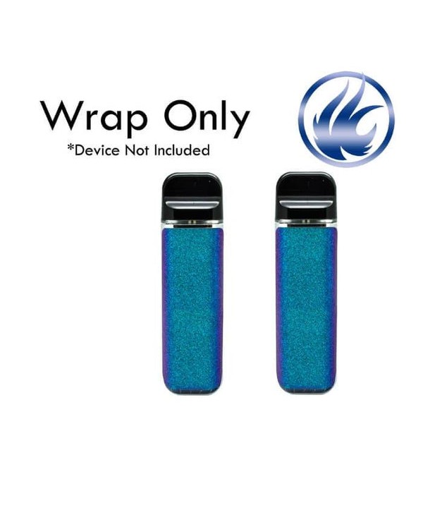 VCG Smok Novo Wraps: Blue Glitter