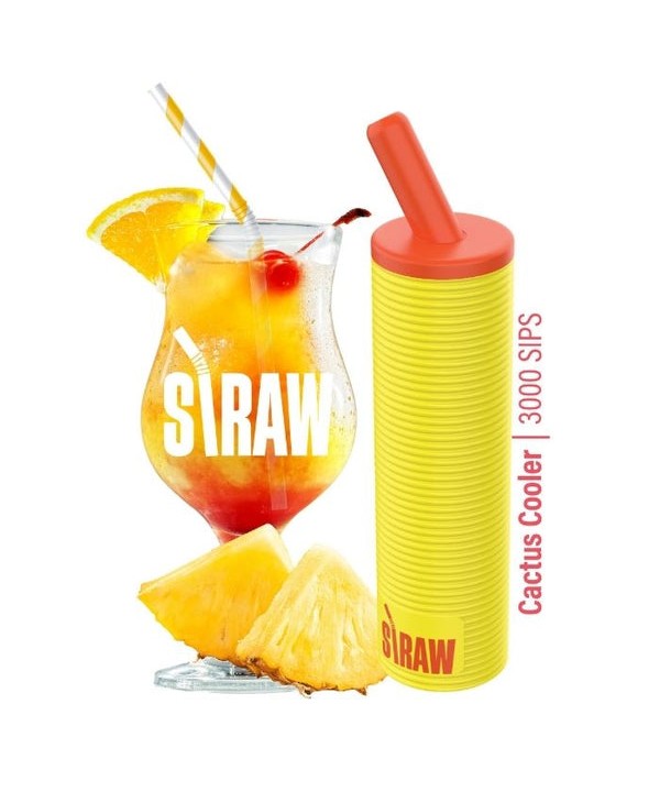 Straw 3000 Sips Synthetic Nicotine Disposable Vape Pen