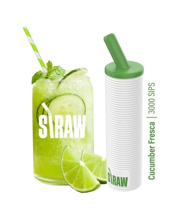 Straw 3000 Sips Synthetic Nicotine Disposable Vape Pen