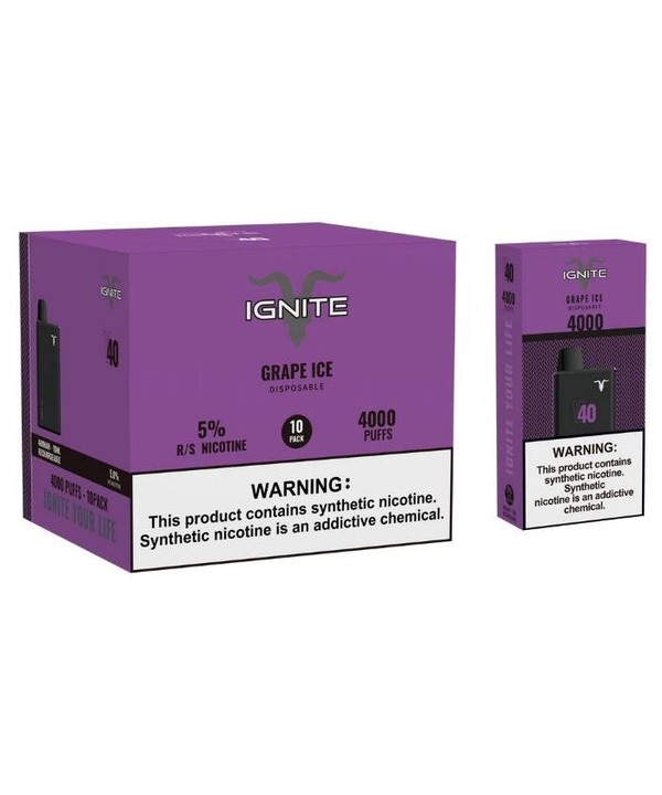 Ignite V40 Synthetic Nicotine Disposable Vape Pen