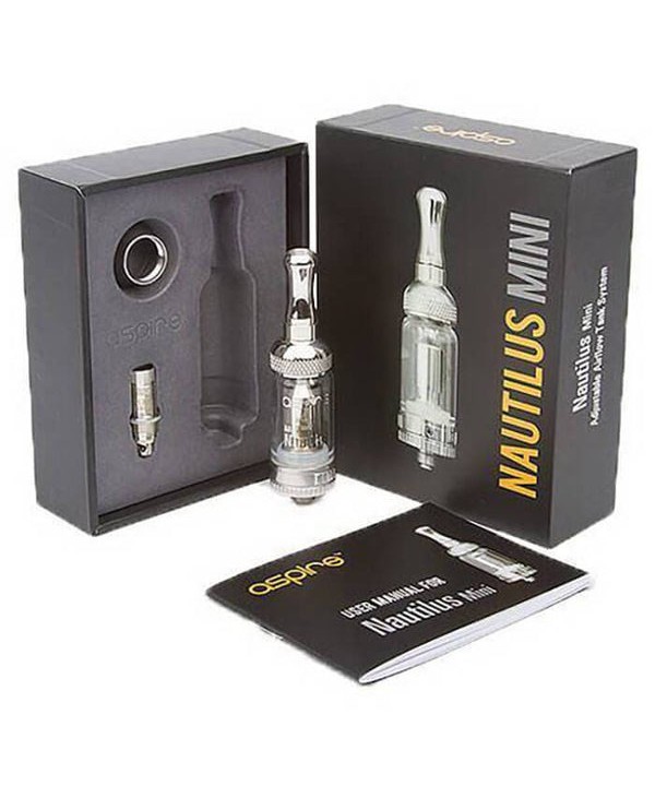 Aspire Nautilus Mini (BVC) Tank Clearomizer W/Coil & Adapter