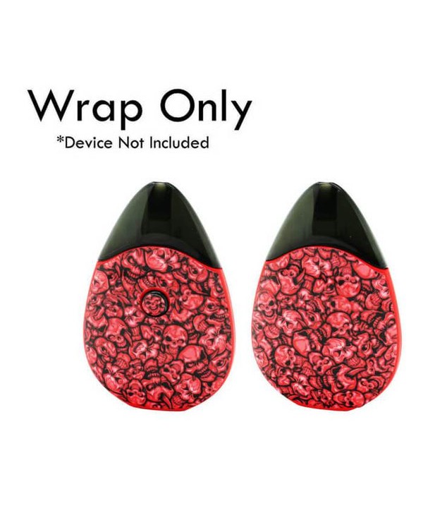 VCG Suorin Drop Wraps: Red Skulls