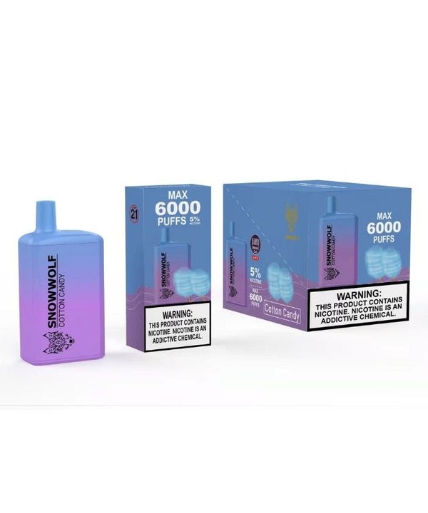 SnowWolf Max 6000 Rechargeable Disposable Vape Pen