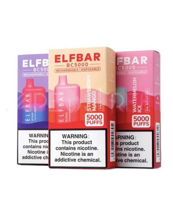 Elf Bar BC 5000 Rechargeable Disposable Vape Pen