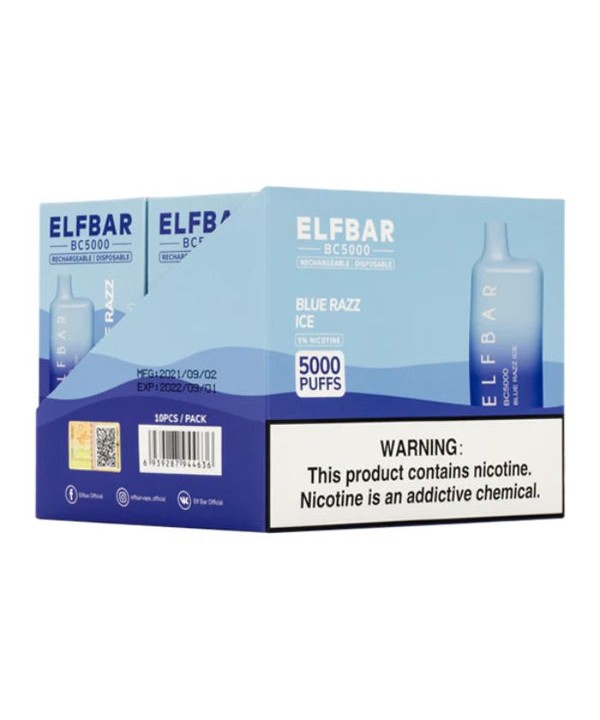 Elf Bar BC 5000 Rechargeable Disposable Vape Pen