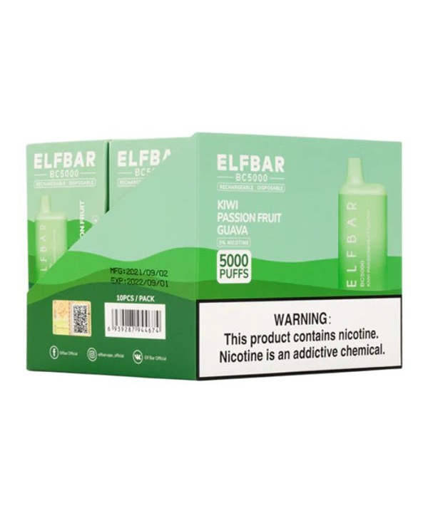 Elf Bar BC 5000 Rechargeable Disposable Vape Pen