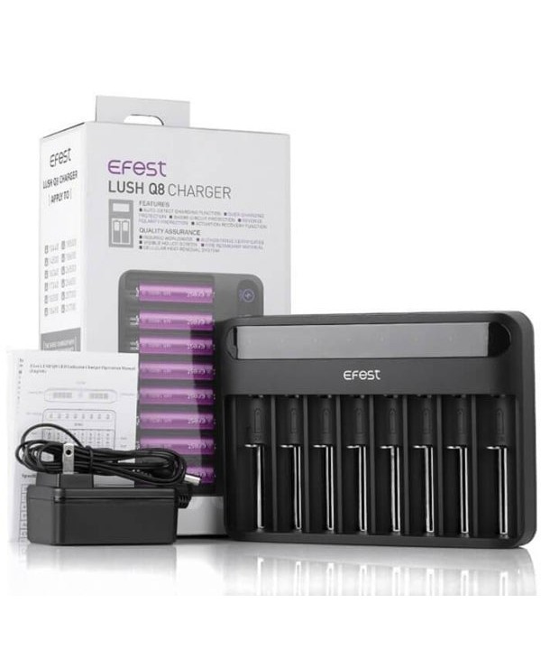 Efest Lush Q8 8-Slot Intelligent Battery Charger